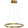 ET2 Groove 5CCT 24" Gold Pendant