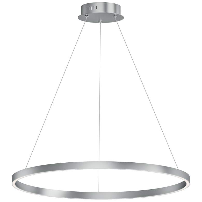 Image 1 ET2 Groove 5CCT 32" Brushed Aluminum Pendant