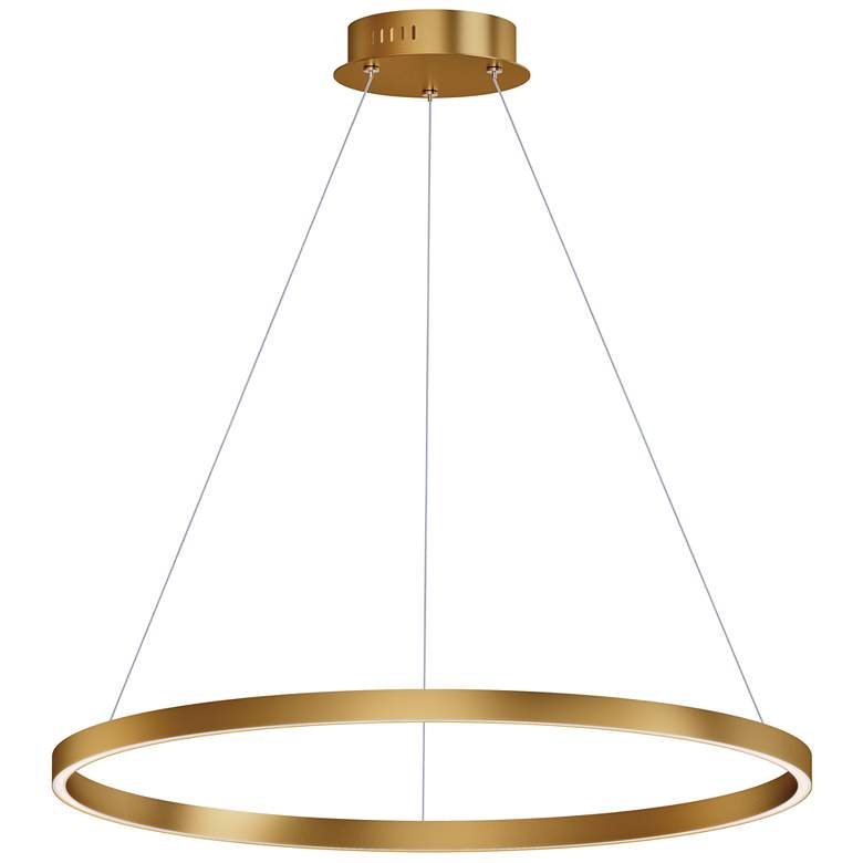Image 1 ET2 Groove 5CCT 32" Gold Pendant