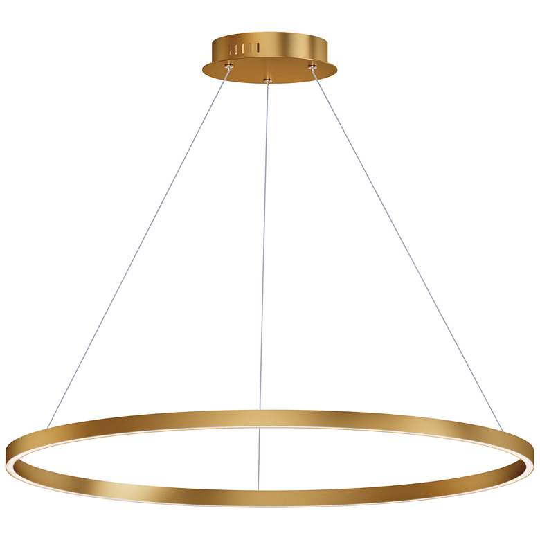 Image 1 ET2 Groove 5CCT 40" Gold Pendant
