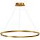 ET2 Groove 5CCT 40" Gold Pendant