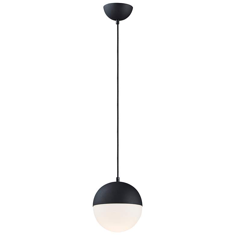 Image 2 ET2 Half Moon 10.6" Wide Modern Globe LED Pendant