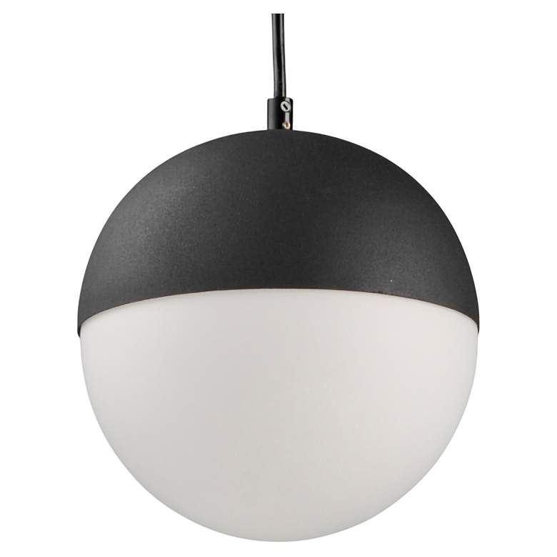 Image 6 ET2 Half Moon 10.6" Wide Modern Globe LED Pendant more views