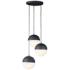 ET2 Half Moon 16 1/2" Wide Black LED Multi-Light Pendant