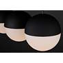 4_ET2 Half Moon 30 1/4" Wide Black 3-Light LED Linear Pendant more views