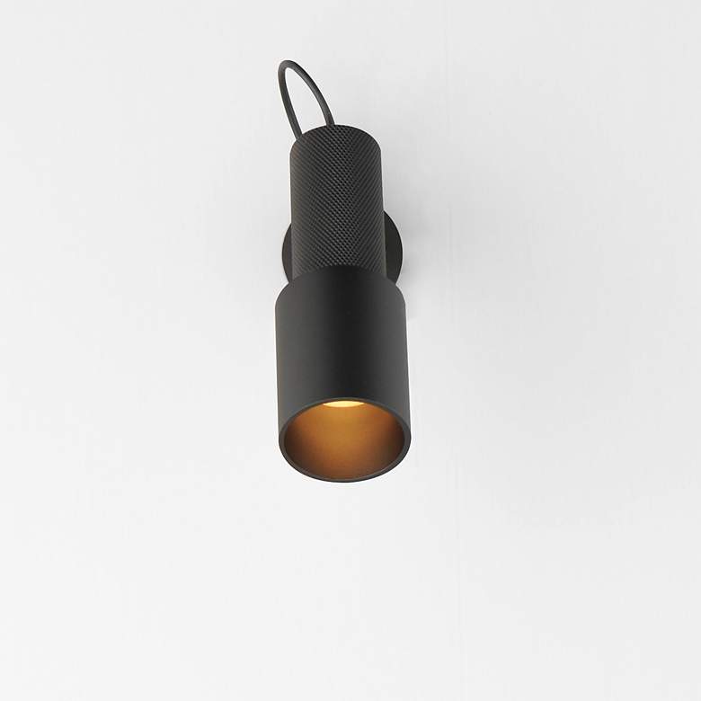 Image 3 ET2 Handler 5 3/4" High Gunmetal Indoor LED Spot Light more views