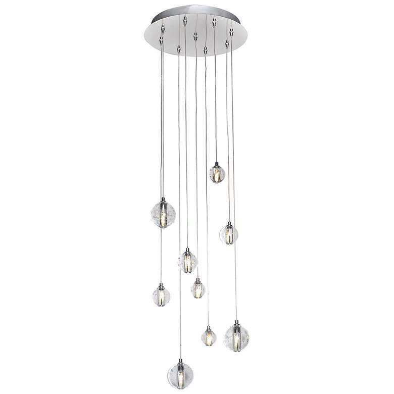 Image 1 ET2 Harmony 12 3/4"W Polished Chrome LED Multi-Light Pendant