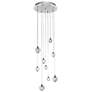 1_ET2 Harmony 12 3/4"W Polished Chrome LED Multi-Light Pendant