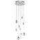 ET2 Harmony 12 3/4"W Polished Chrome LED Multi-Light Pendant