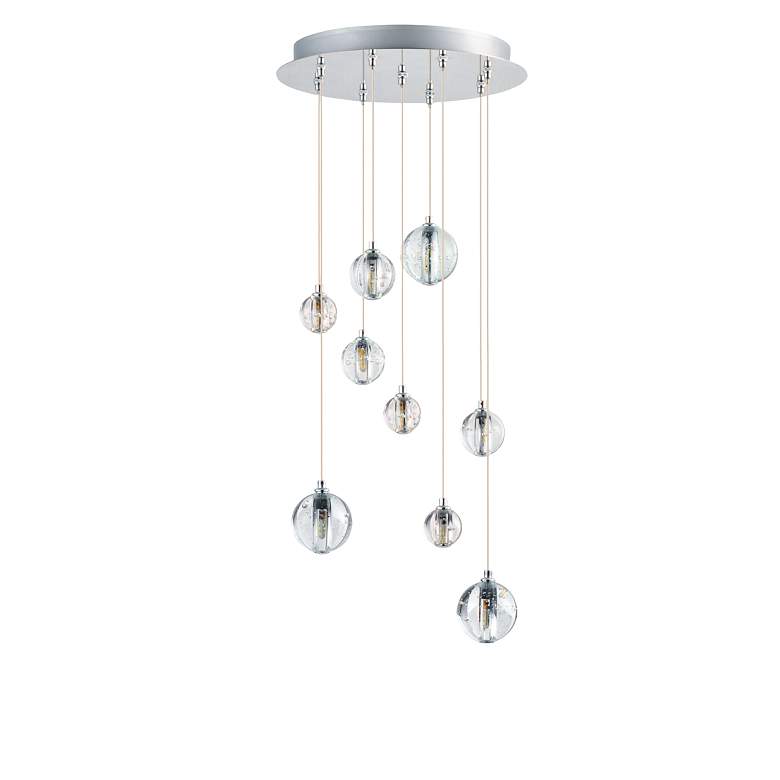 Image 2 ET2 Harmony 12 3/4"W Polished Chrome LED Multi-Light Pendant more views