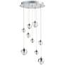 2_ET2 Harmony 12 3/4"W Polished Chrome LED Multi-Light Pendant more views