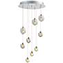 3_ET2 Harmony 12 3/4"W Polished Chrome LED Multi-Light Pendant more views