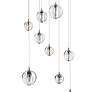 4_ET2 Harmony 12 3/4"W Polished Chrome LED Multi-Light Pendant more views