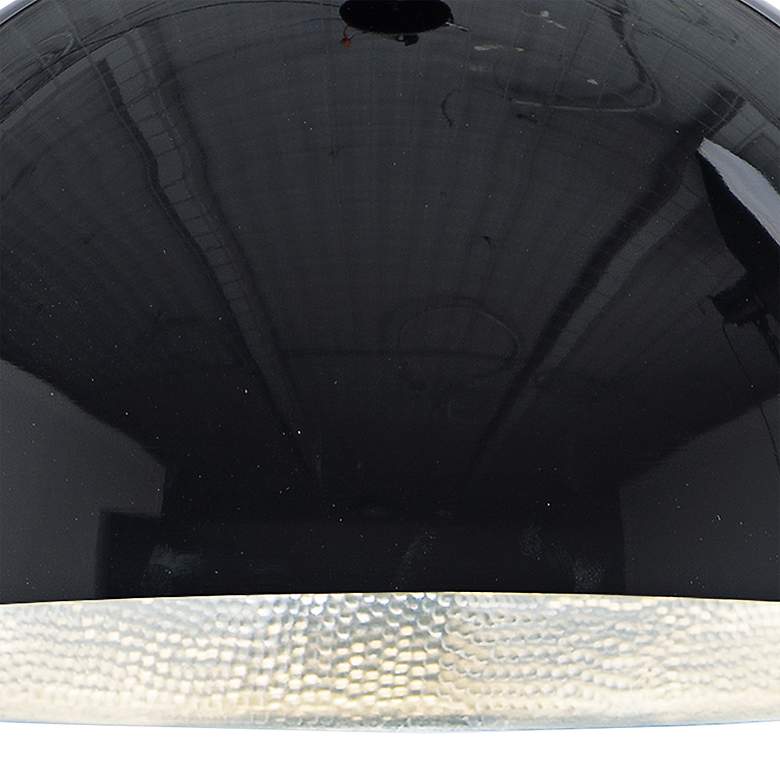 Image 2 ET2 Hemisphere 24" Wide Gloss Black LED Pendant Light more views