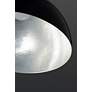 3_ET2 Hemisphere 31" Wide Gloss Black LED Pendant Light more views
