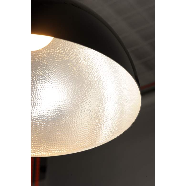Image 4 ET2 Hemisphere 31" Wide Gloss Black LED Pendant Light more views