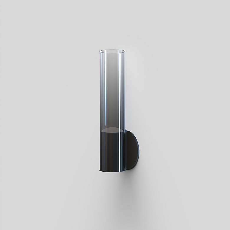 Image 3 ET2 Highball 15" High Gunmetal LED Wall Sconce more views
