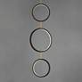 3_ET2 Hoopla 16" Black/Gold 3-Light LED Pendant more views