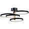 ET2 Hoopla 33 1/2" Wide 4-Level Rings Modern LED Ceiling Light