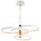 ET2 Hoopla 33 1/2" White/Gold 4-Light LED Pendant