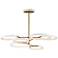 ET2 Hoopla 47 1/4" White/Gold 6-Light LED Pendant
