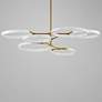 2_ET2 Hoopla 47 1/4" White/Gold 6-Light LED Pendant more views