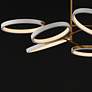 4_ET2 Hoopla 47 1/4" White/Gold 6-Light LED Pendant more views