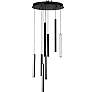 5_ET2 Hover 18" Wide Black Multi-Light LED Pendant more views