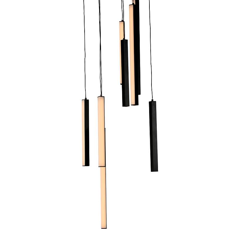 Image 7 ET2 Hover 18" Wide Black Multi-Light LED Pendant more views