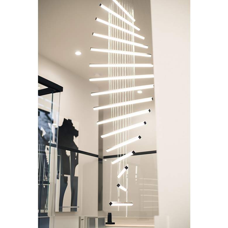 Image 5 ET2 Hover 25.6" Wide 16-Light Modern LED Pendant more views