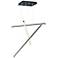 ET2 Hover 47 1/2" Wide Black 3-Light LED Pendant Light
