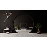 6_ET2 Hover 47 1/2" Wide Black 3-Light LED Pendant Light more views