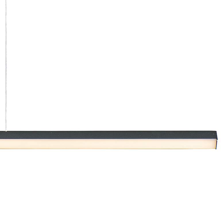 Image 3 ET2 Hover 47 1/2" Wide Black LED Island Pendant Light more views