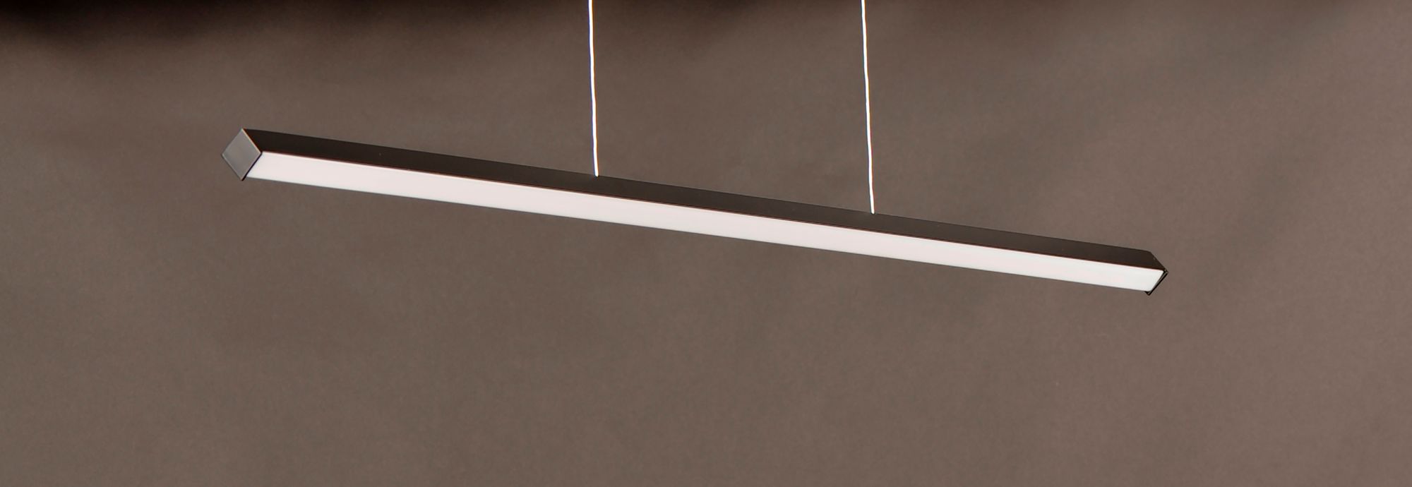 Image 5 ET2 Hover 47 1/2" Wide Black LED Island Pendant Light more views