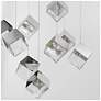 2_ET2 Ice Cube 33 1/2" Wide Polished Chrome 9-Light LED Pendant more views