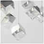 3_ET2 Ice Cube 33 1/2" Wide Polished Chrome 9-Light LED Pendant more views