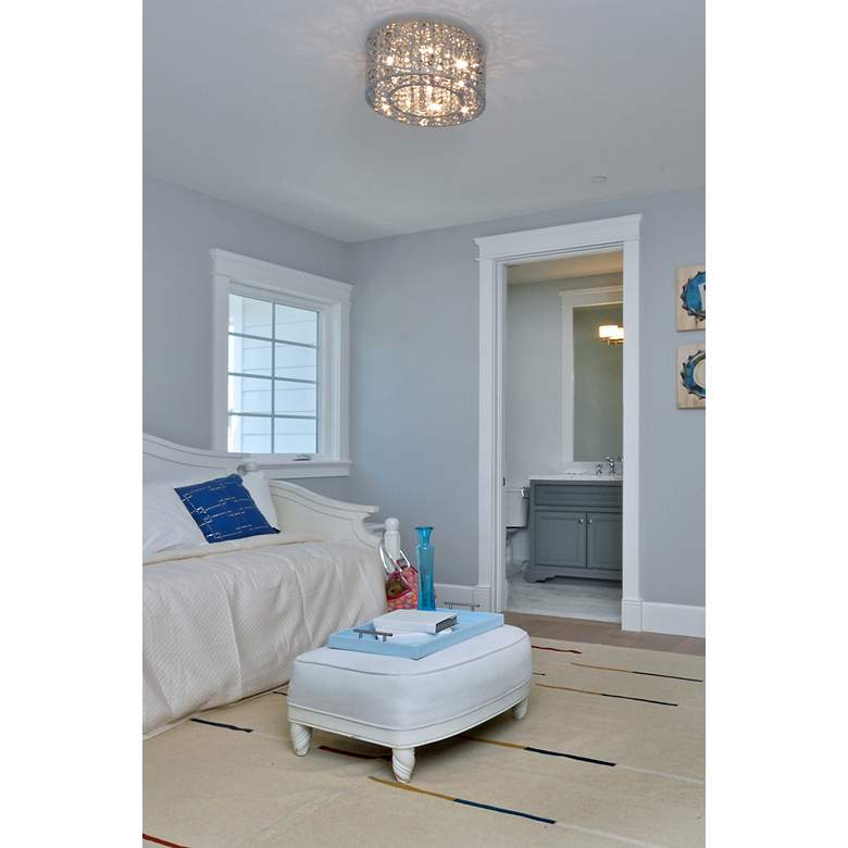 Image 6 ET2 Inca 15 3/4" Wide Polished Chrome Ceiling Light more views