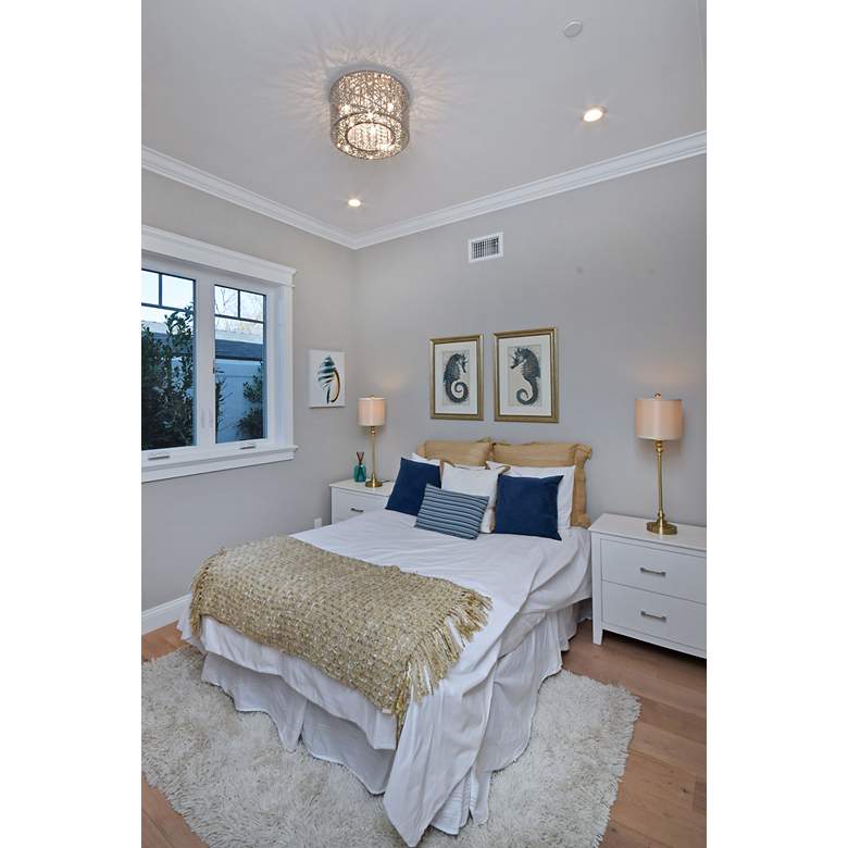 Image 7 ET2 Inca 15 3/4" Wide Polished Chrome Ceiling Light more views