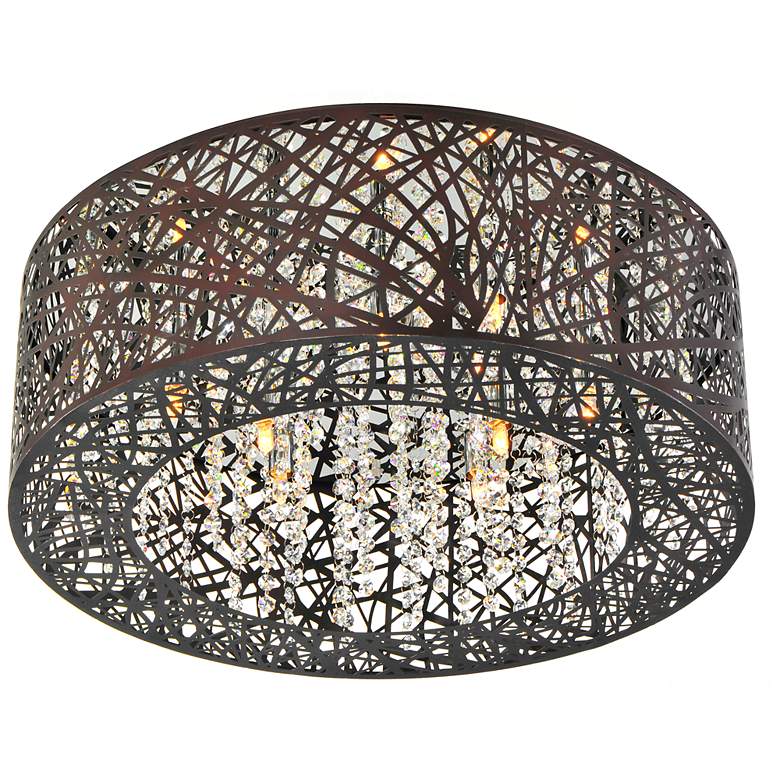 Image 5 ET2 Inca 23 1/2" Wide Bronze LED Ceiling Light more views