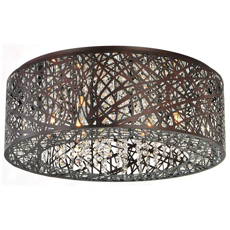 Image 6 ET2 Inca 23 1/2" Wide Bronze LED Ceiling Light more views