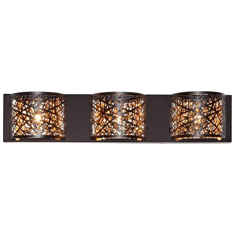 Image 1 ET2 Inca 24" Wide Bronze Bath Light