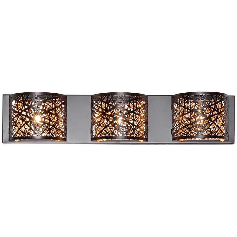 Image 1 ET2 Inca 24" Wide Bronze LED Bath Light