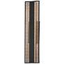 1_ET2 Interlace 24"H Black and Copper LED Outdoor Wall Light