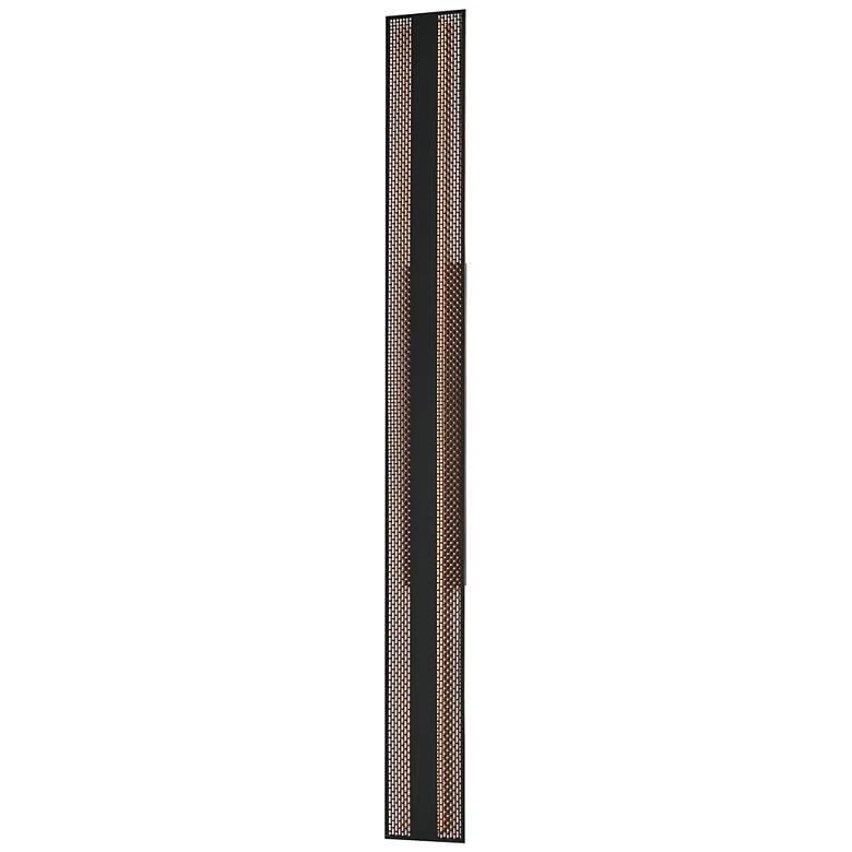 Image 1 ET2 Interlace 60" Black/Aged Copper LED Outdoor Wall Sconce
