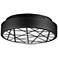 ET2 Intersect 15 3/4" Wide Round Black LED Ceiling Light