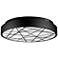 ET2 Intersect 23 1/2" Wide Round Black LED Ceiling Light