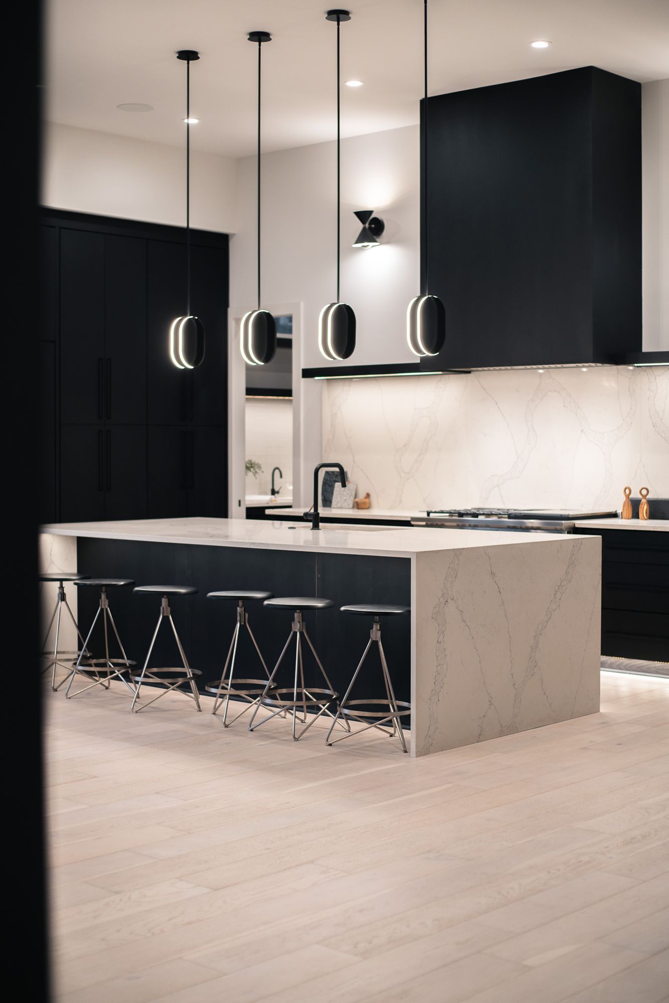 ET2 Interval 7 3/4" Wide Black LED Mini Pendant