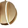 6_ET2 Interval 7 3/4" Wide Satin Brass LED Mini Pendant more views