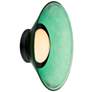 1_ET2 Jensen 12" Wide Black/Green Wall Sconce