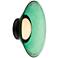 ET2 Jensen 12" Wide Black/Green Wall Sconce